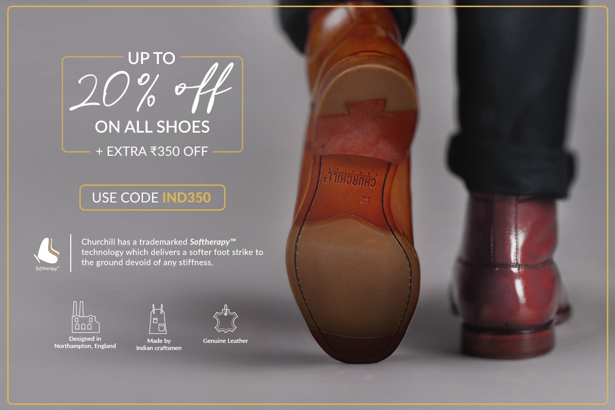 Churchill Shoes: Men Leather Shoes Online- Offers and Deals