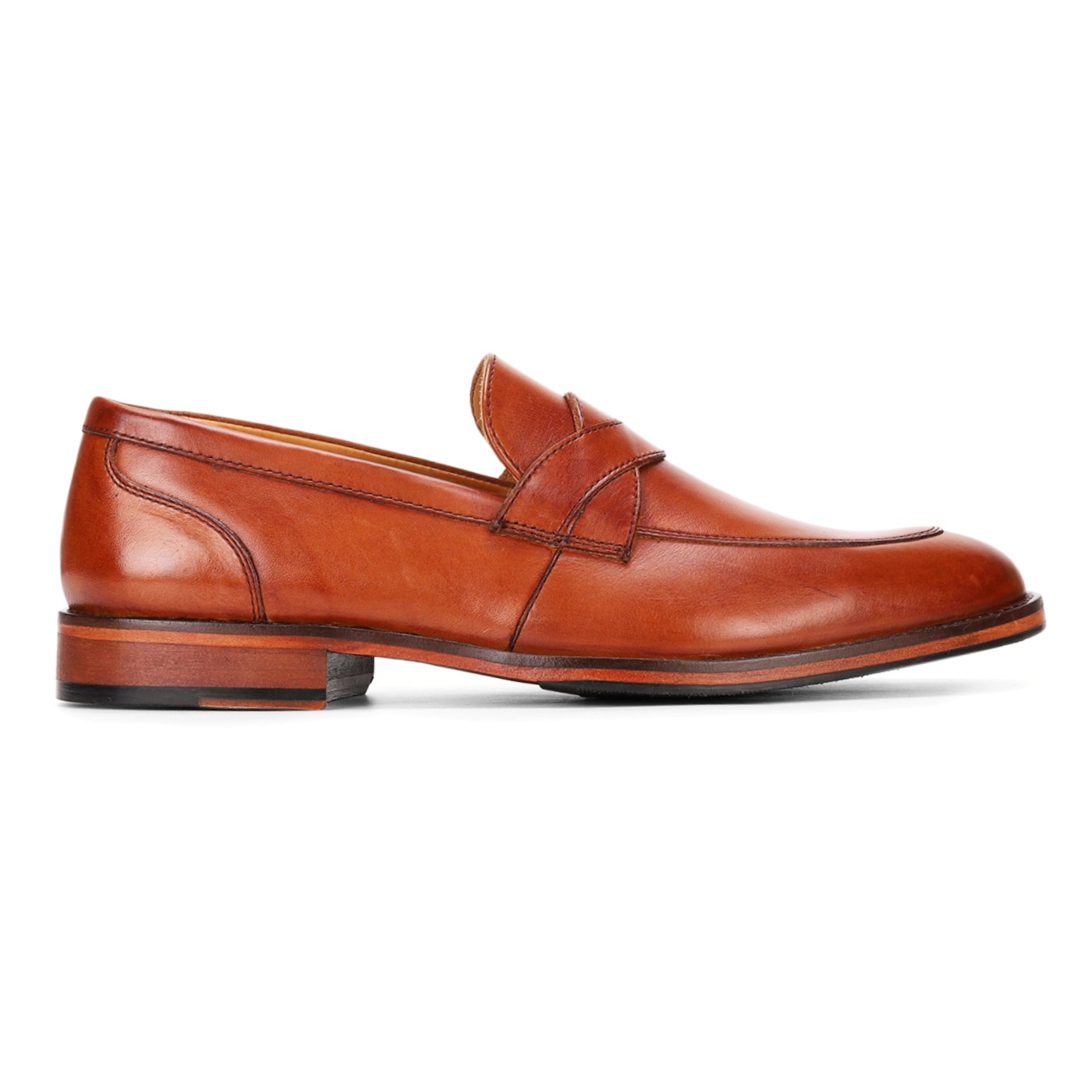 Churchillshoes: Tan Saddle Loafer leather shoes online - Men formal ...