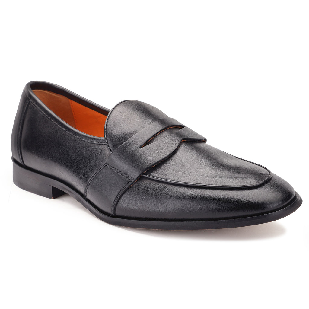 Churchillshoes: Black Belgian Loafer leather shoes online - Men formal ...